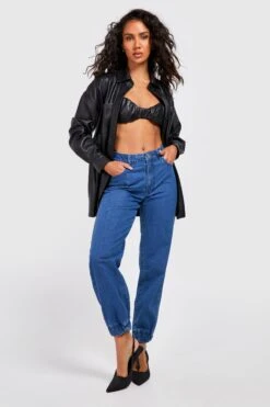 Jogger-Jeans Mit Mittelhohem Bund -Deutschland Mode Pfiff Verkaufs-Shop gzz17535 mid20wash xl 2