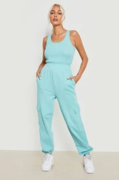 Jogginghose Mit Cargo-Taschen In Waffeloptik -Deutschland Mode Pfiff Verkaufs-Shop gzz17723 sage xl 3