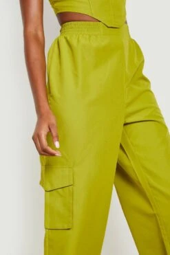 Cargo-Hose Mit Geschnürten Bündchen -Deutschland Mode Pfiff Verkaufs-Shop gzz18199 chartreuse xl 3