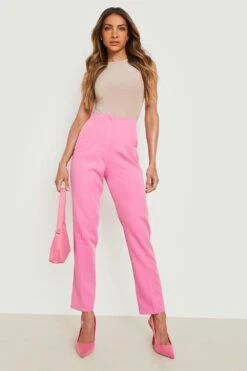 Slim-Fit Hose Mit Bundfalten -Deutschland Mode Pfiff Verkaufs-Shop gzz18978 bright20pink xl 2