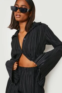 FPlissee-Hemd Mit Weiten Ärmeln