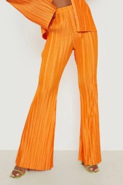 Plissee Schlaghose 7 Plissee Schlaghose -Deutschland Mode Pfiff Verkaufs-Shop gzz20900 orange xl 3