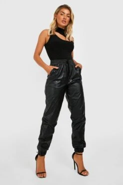 Kroko PU-Jogginghose 6 Kroko PU-Jogginghose -Deutschland Mode Pfiff Verkaufs-Shop gzz21173 black xl 2