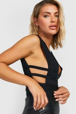 Ärmelloser Bandagen-Body 7 Ärmelloser Bandagen-Body -Deutschland Mode Pfiff Verkaufs-Shop gzz21383 black xl 3