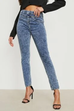 Sculpt Denim-Jeggings Mit Hohem Bund 7 Sculpt Denim-Jeggings Mit Hohem Bund -Deutschland Mode Pfiff Verkaufs-Shop gzz21982 acid20wash20light20blue xl 3
