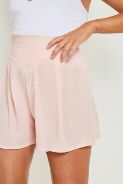 Shorts Mit Hohem Bund Und Korsett-Detail -Deutschland Mode Pfiff Verkaufs-Shop gzz22744 candy20pink xl 3