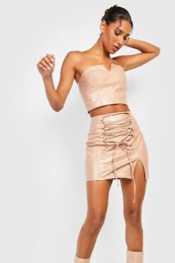 Korsett In Lederoptik