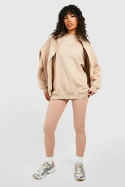 Oversize Dsgn Studio Sweatshirt -Deutschland Mode Pfiff Verkaufs-Shop gzz23715 taupe xl 2