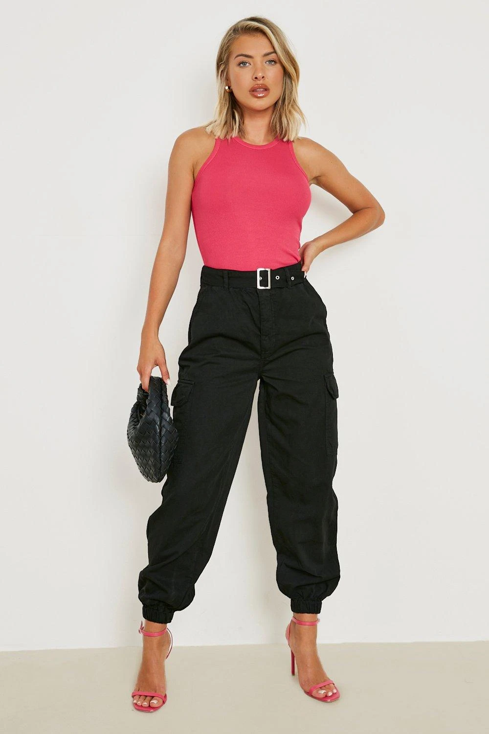 Cargo-Jogginghose Mit Gürtel 1 Cargo-Jogginghose Mit Gürtel