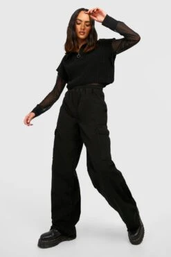 Gerade Hose Mit Cargo-Taschen