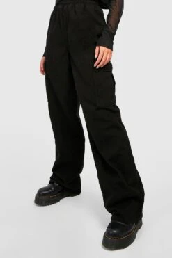 Gerade Hose Mit Cargo-Taschen 7 Gerade Hose Mit Cargo-Taschen -Deutschland Mode Pfiff Verkaufs-Shop gzz23996 black xl 3