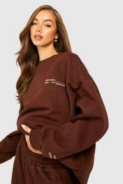 Premium Oversize Sweatshirt Mit Print