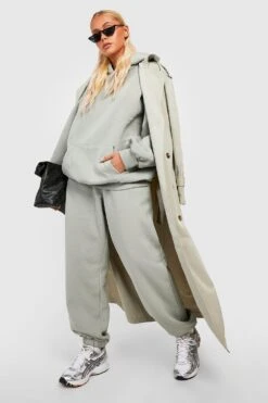 Basic Oversize Jogginghose -Deutschland Mode Pfiff Verkaufs-Shop gzz25094 khaki xl 2