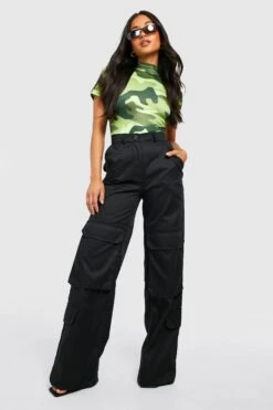 Petite Cargo-Hose Mit Weitem Bein