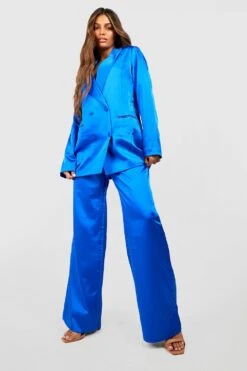 Premium Satin-Hose Mit Weitem Bein -Deutschland Mode Pfiff Verkaufs-Shop gzz27647 cobalt xl 2