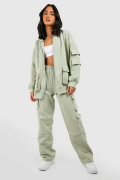 Jogginghose Geradem Bein Und Cargo-Tasche