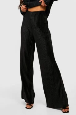 Plissee-Hose Mit Weitem Bein -Deutschland Mode Pfiff Verkaufs-Shop gzz29069 black xl 3