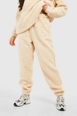 Bestickte Oversize Borg-Jogginghose -Deutschland Mode Pfiff Verkaufs-Shop gzz29617 stone xl 3