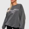 Sweatshirt Mit Ye Saint West Slogan