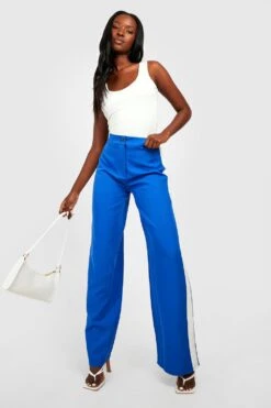 Lockere Hose Mit Sport-Streifen 6 Lockere Hose Mit Sport-Streifen -Deutschland Mode Pfiff Verkaufs-Shop gzz30864 cobalt xl 2