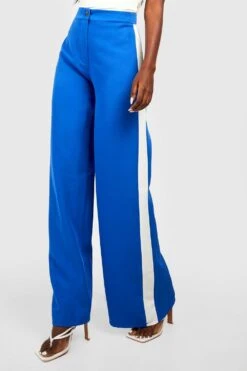 Lockere Hose Mit Sport-Streifen 7 Lockere Hose Mit Sport-Streifen -Deutschland Mode Pfiff Verkaufs-Shop gzz30864 cobalt xl 3