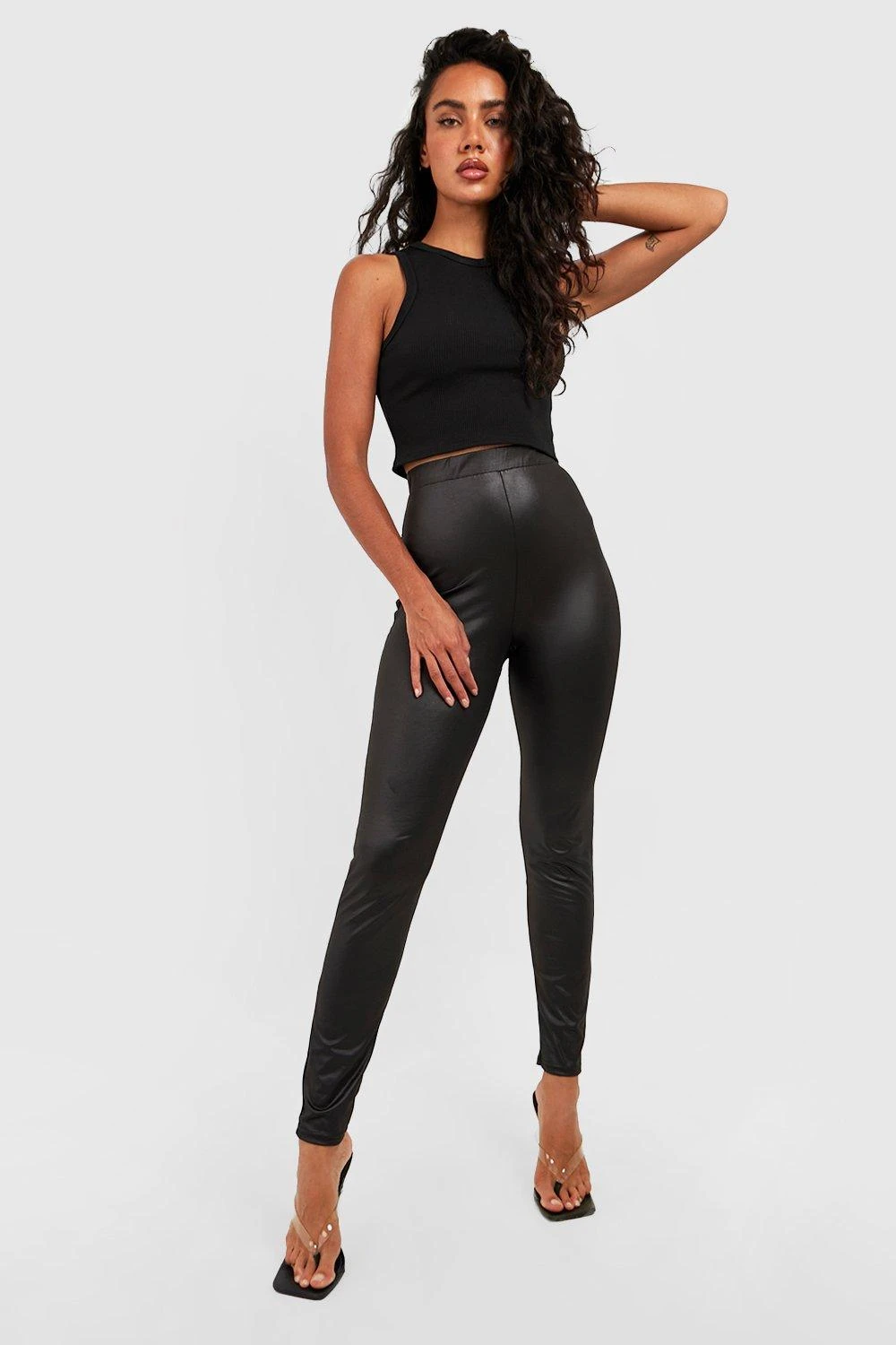2er-Pack Jersey Leggings Im Wet-Look 3 2er-Pack Jersey Leggings Im Wet-Look – Bild 3