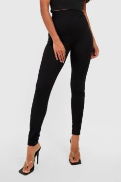 2er-Pack Jersey Leggings Im Wet-Look 7 2er-Pack Jersey Leggings Im Wet-Look -Deutschland Mode Pfiff Verkaufs-Shop gzz30919 black xl 3