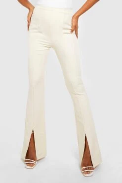 Schlaghose Mit Schlitz -Deutschland Mode Pfiff Verkaufs-Shop gzz30935 ecru xl 3