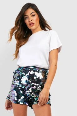 Pailletten-Shorts