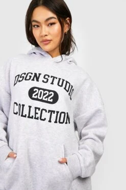 Oversize Hoodie Mit Dsgn Studio Applique -Deutschland Mode Pfiff Verkaufs-Shop gzz31976 ash20grey xl 3