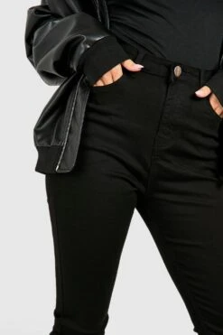 Skinny Butt-Shaper Jeans Mit Hohem Bund -Deutschland Mode Pfiff Verkaufs-Shop gzz32878 black xl 3