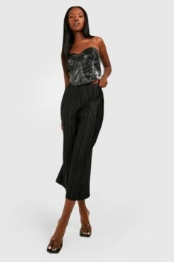 Plissee Culotte-Hose -Deutschland Mode Pfiff Verkaufs-Shop gzz34432 black xl 2