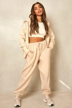 Recycelte Basic Oversize Sweat-Jogginghose -Deutschland Mode Pfiff Verkaufs-Shop gzz34654 stone xl 2