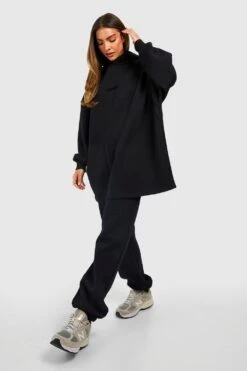 Premium Oversize Hoodie Mit Slogan -Deutschland Mode Pfiff Verkaufs-Shop gzz34829 black xl 2