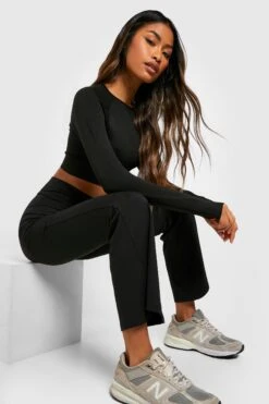 Active Leggings Mit Schlag -Deutschland Mode Pfiff Verkaufs-Shop gzz34955 black xl 2