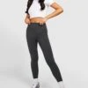 Nahtlose Graue Melierte Leggings