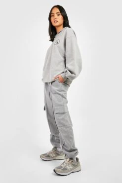Cargo-Jogginghose Mit Detail -Deutschland Mode Pfiff Verkaufs-Shop gzz36246 ash20grey xl 2