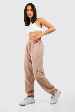 Cargo-Jogginghose Mit Druckknopf-Detail