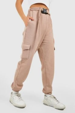 Cargo-Jogginghose Mit Gürtel -Deutschland Mode Pfiff Verkaufs-Shop gzz36268 taupe xl 2