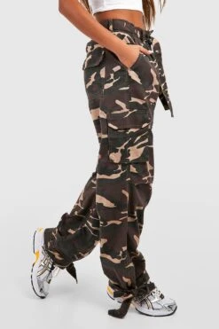Lockere Low-Rise Camouflage Cargo-Hose -Deutschland Mode Pfiff Verkaufs-Shop gzz36476 washed20khaki xl 3