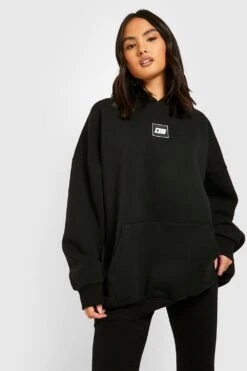 Super Oversize Hoodie Mit Ds Slogan