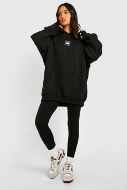 Super Oversize Hoodie Mit Ds Slogan -Deutschland Mode Pfiff Verkaufs-Shop gzz36676 black xl 2