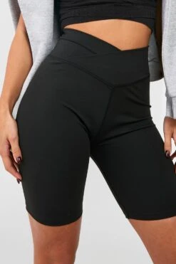 Active-Radlershorts Mit Wickel-Bund -Deutschland Mode Pfiff Verkaufs-Shop gzz36736 black xl 3