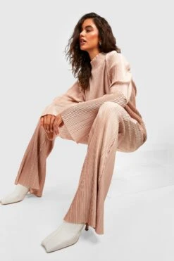 Plissé Weite Hose -Deutschland Mode Pfiff Verkaufs-Shop gzz37157 nude xl 2