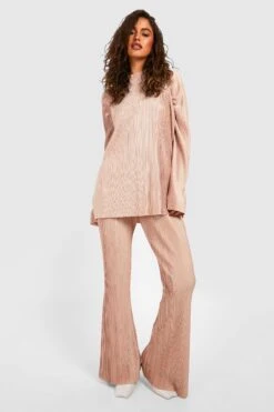 Plissé Weite Hose -Deutschland Mode Pfiff Verkaufs-Shop gzz37157 nude xl 3