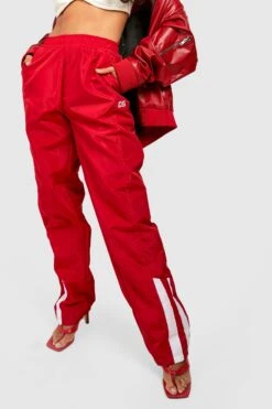 Nylon Jogginghose Mit Weitem Bein 7 Nylon Jogginghose Mit Weitem Bein -Deutschland Mode Pfiff Verkaufs-Shop gzz37292 red xl 3