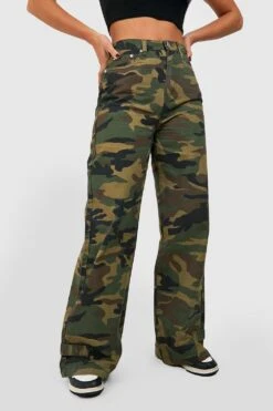 Camouflage Twill-Hose Mit Geradem Bein -Deutschland Mode Pfiff Verkaufs-Shop gzz37360 camo xl 3