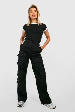 Ringer T-Shirt -Deutschland Mode Pfiff Verkaufs-Shop gzz37412 black white xl 2