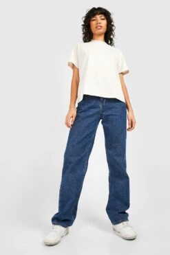 Basic Rundhals T-Shirt Aus Baumwolle -Deutschland Mode Pfiff Verkaufs-Shop gzz37420 stone xl 2