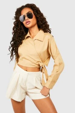 Wickel-Hemd Aus Leinen